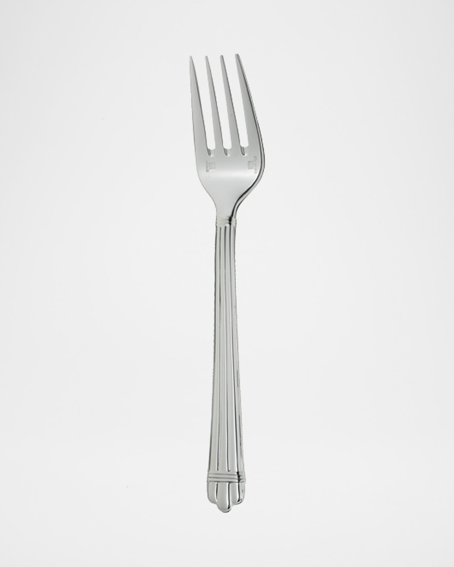 Christofle Aria Silverplate Dinner Fork – 8 1/8” – French Flatware