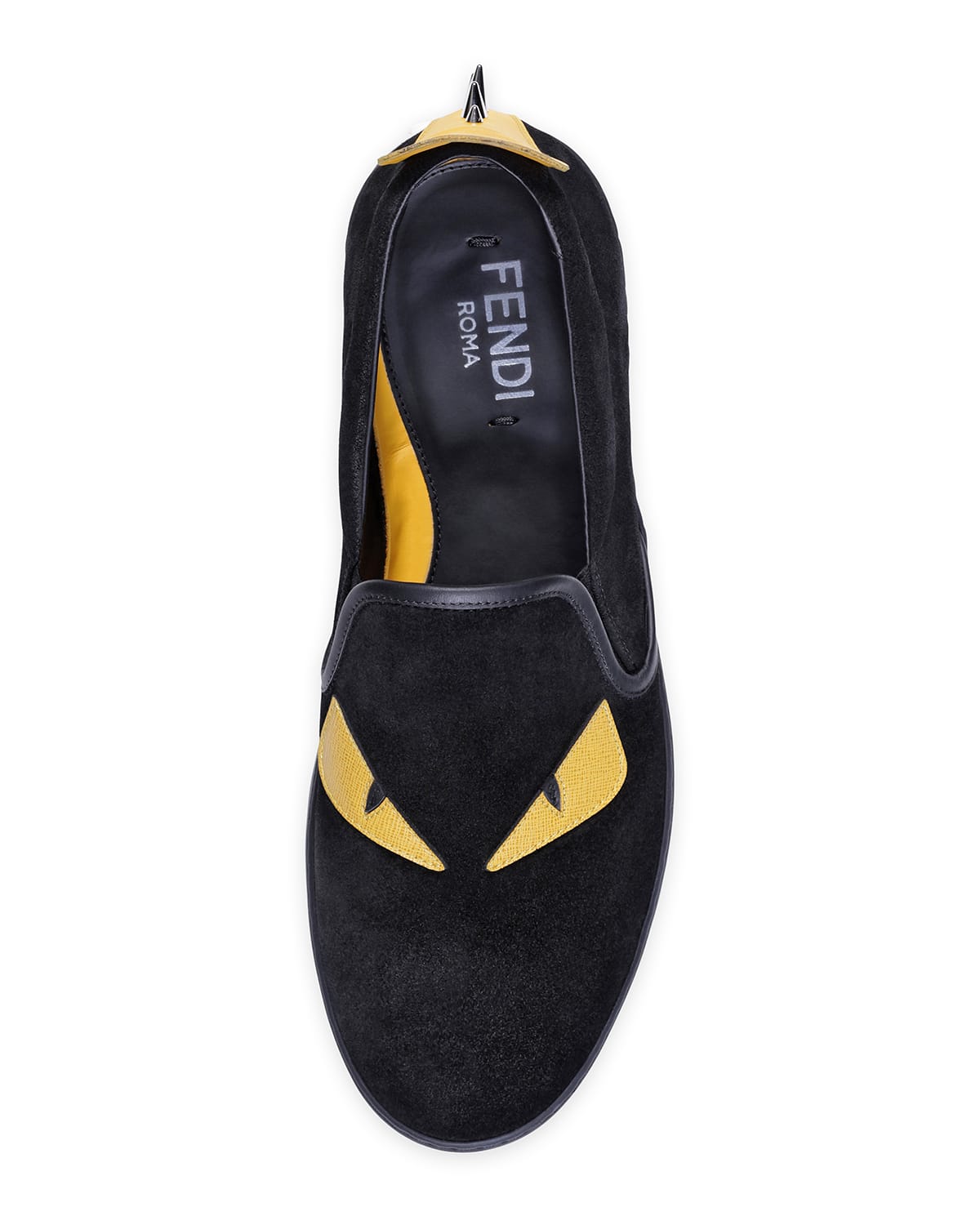 Fendi monster hotsell slip ons