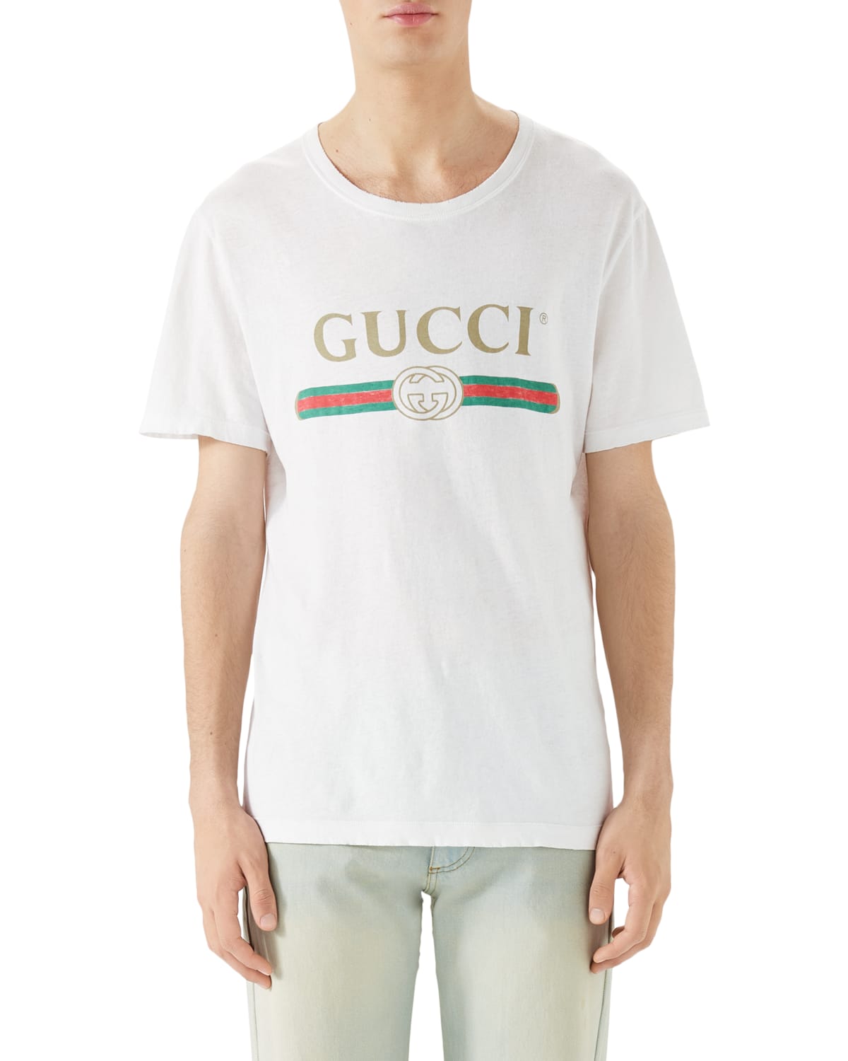 washed gucci t shirt