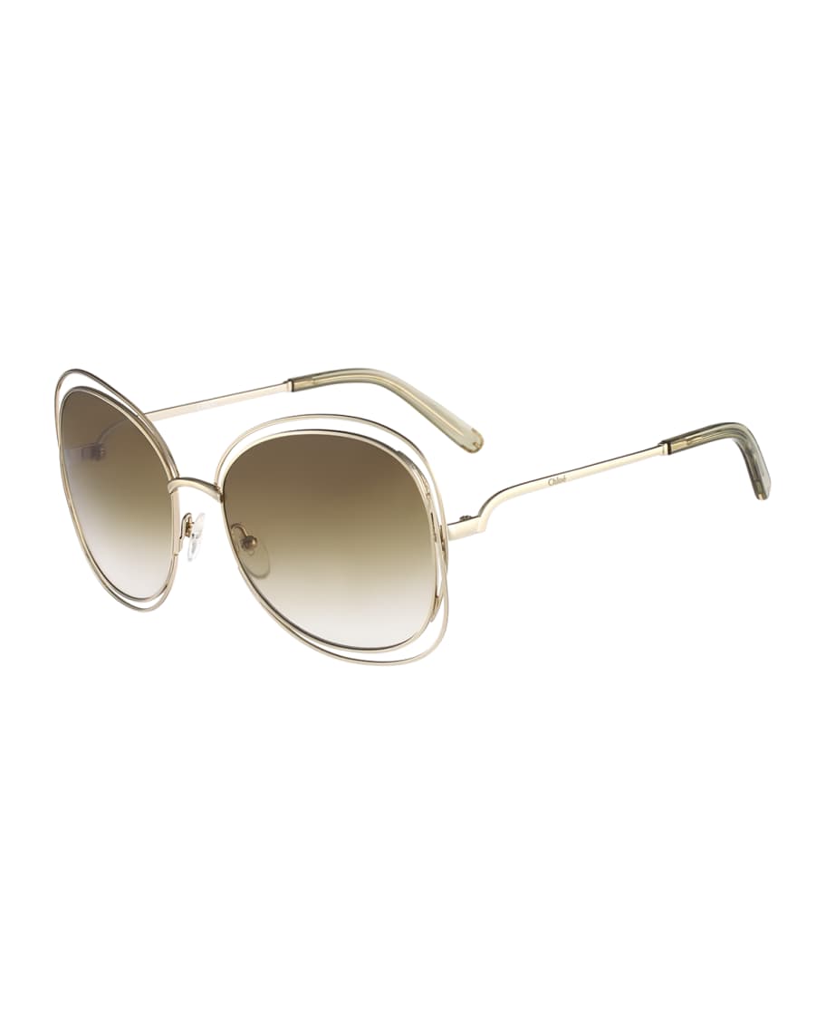 Chloe carlina 2025 butterfly sunglasses