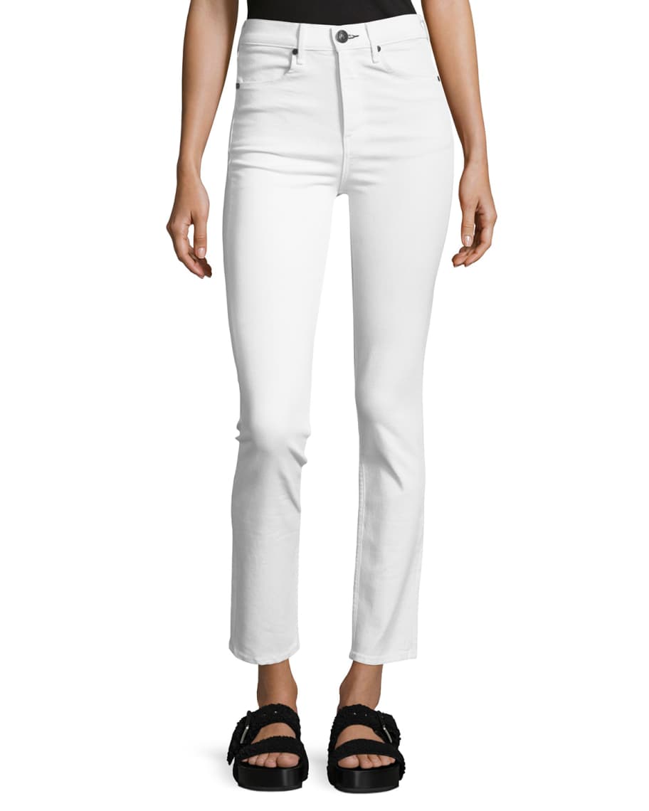 Rag and bone white cigarette sale jeans