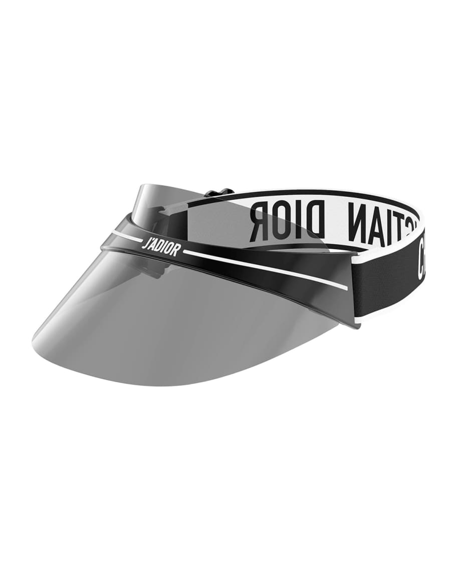 Dior DiorClub1 Transparent Logo Sun Visor Neiman Marcus