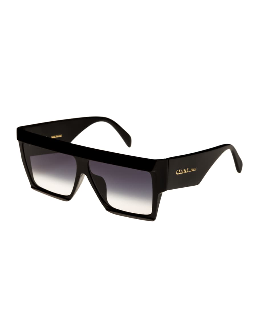 Celine Bold Angular Acetate Sunglasses Neiman Marcus