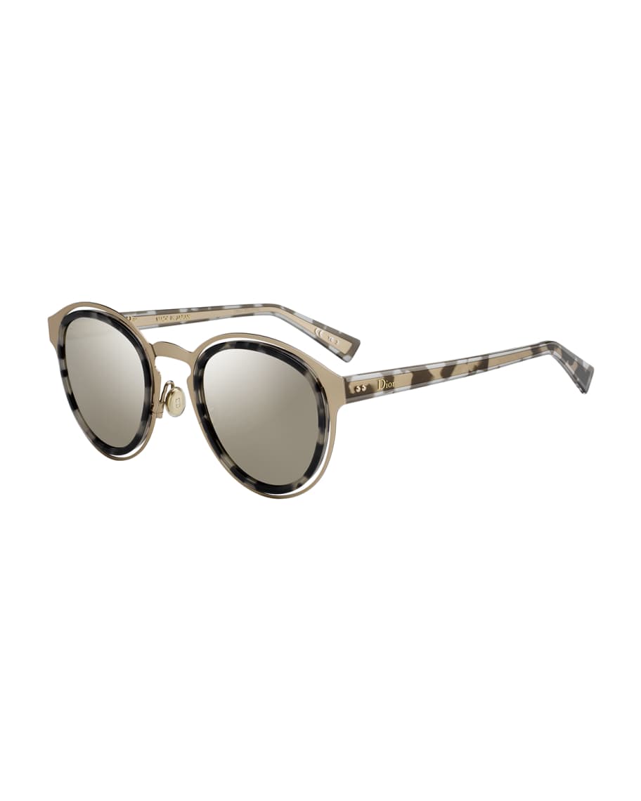 Dior obscure titanium round sunglasses online