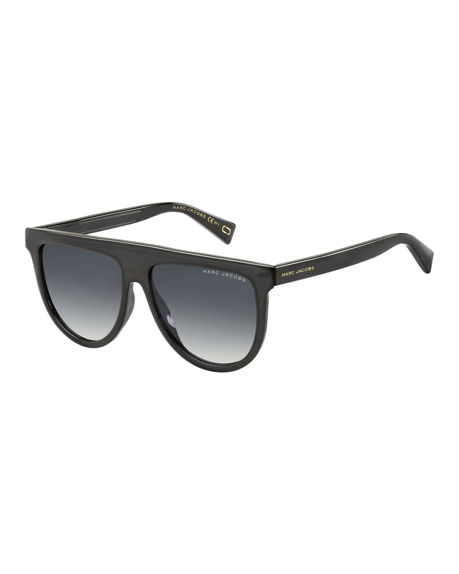 The Marc Jacobs Flattop Teardrop Sunglasses | Neiman Marcus