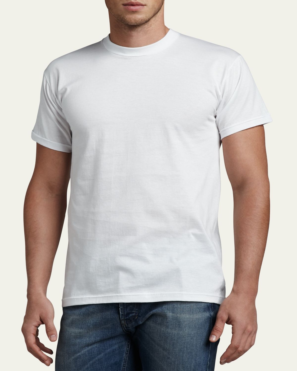 Neiman Marcus Men 's 3-Pack Cotton Stretch T-Shirts