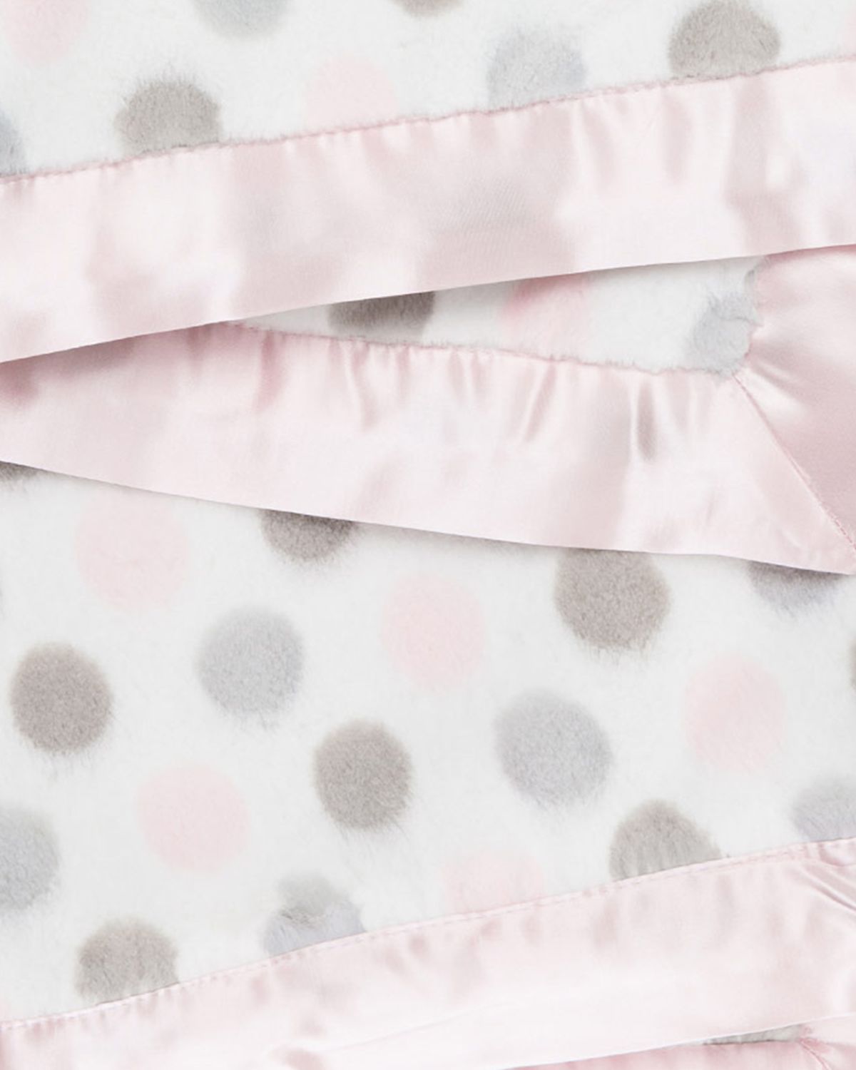 Little Giraffe Luxe Dot Printed Plush Baby Blanket