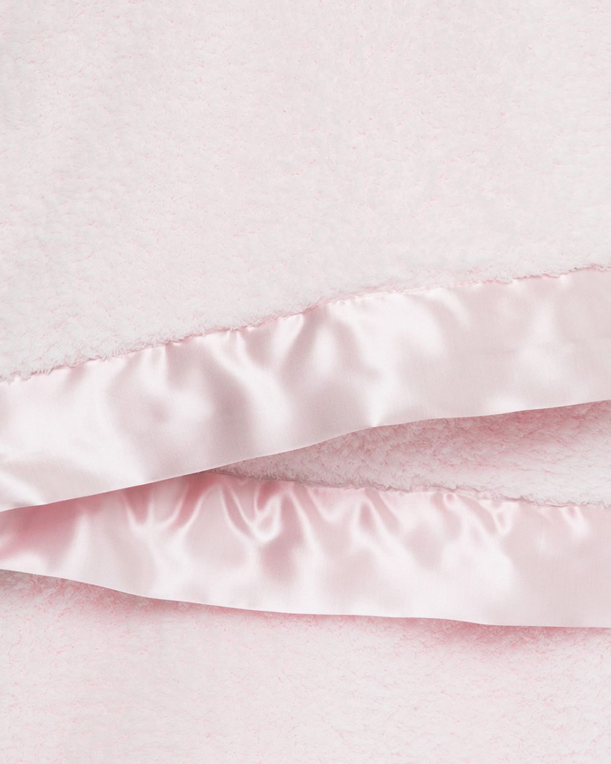 Little Giraffe Chenille Solid Plush Baby Blanket w/ Satin Border