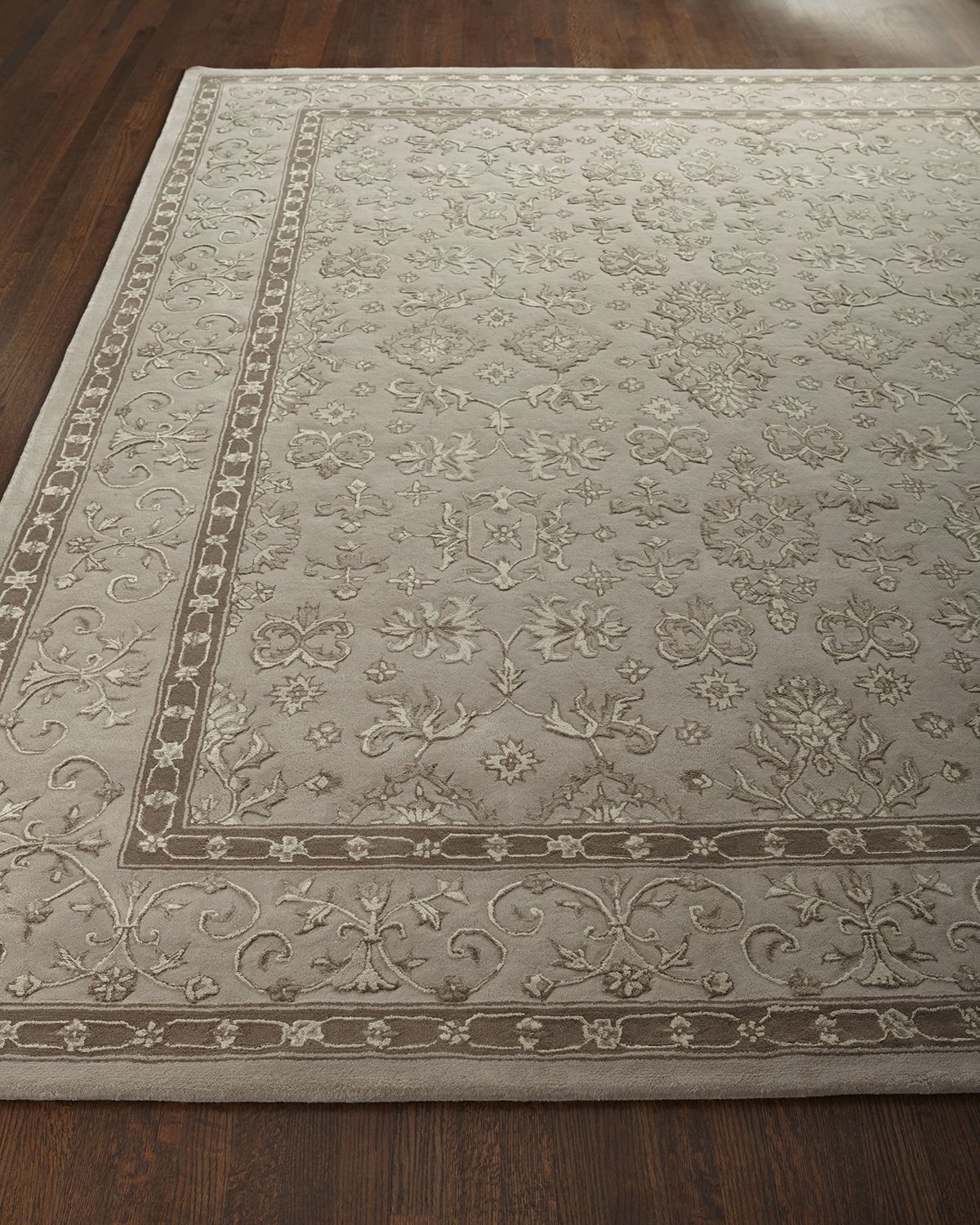 Nourison Vanilla Garden Hand Tufted Runner, 7 '9" x 9 '9" | Thumbnail 5 Nourison Vanilla Garden Hand Tufted Runner, 7 '9" x 9 '9" | Thumbnail 5