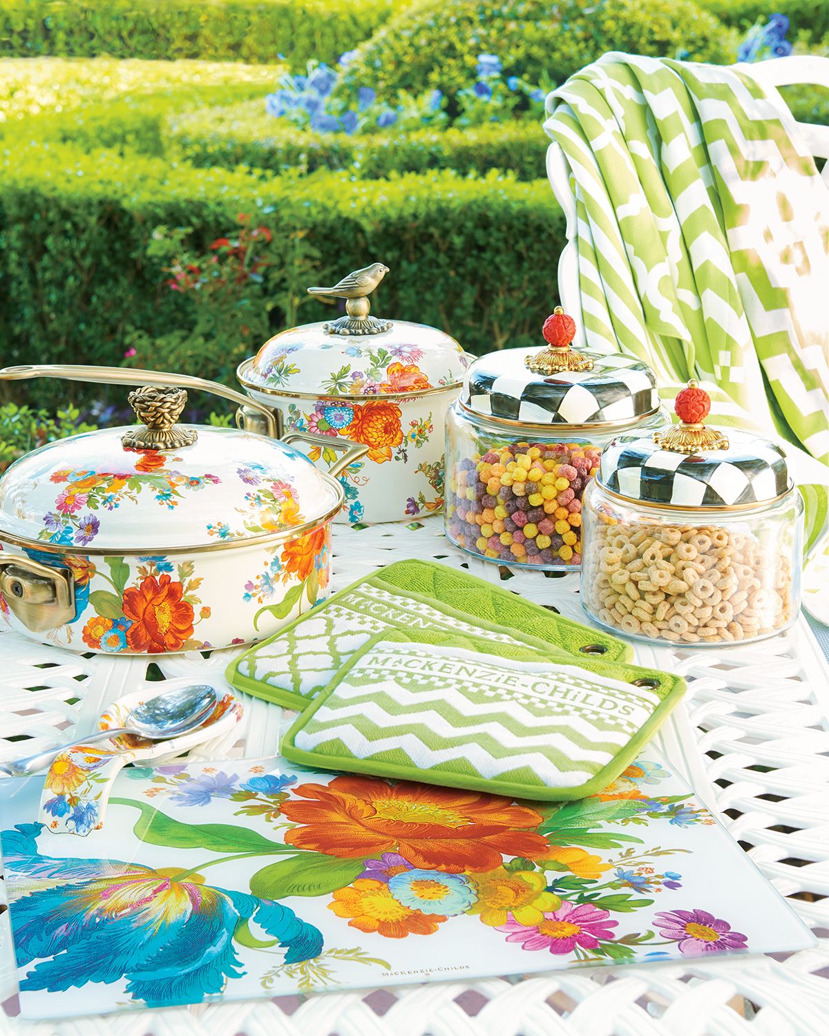 MacKenzie-Childs Flower Market Spoon Rest