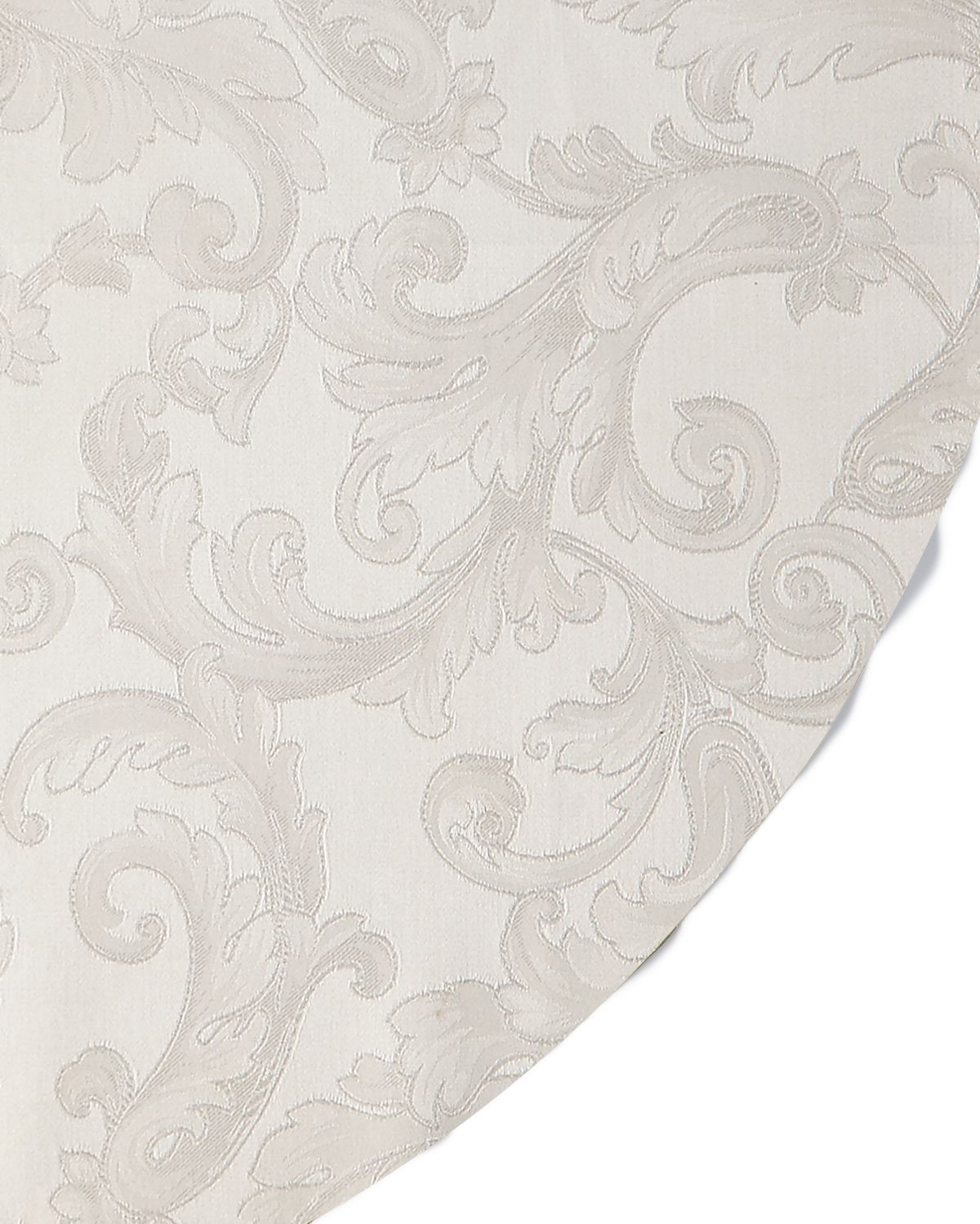 Sferra Acanthus Jacquard Round Tablecloth, 104 "Dia | Thumbnail 3