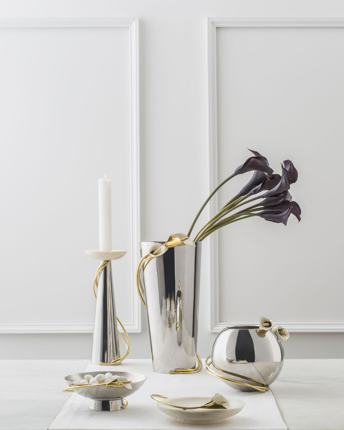 Michael Aram Calla Lily Rose Bowl Vase