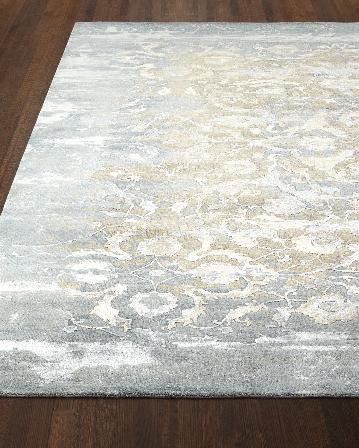 Haven & Loom Aquamarine Hand-Knotted Rug