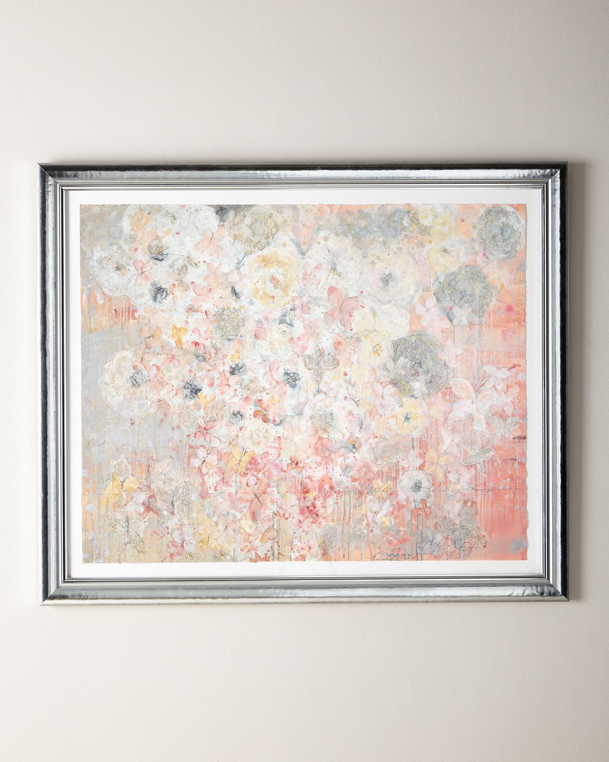 RFA Fine Art Pink Butterflies Giclee, 40 x 48 | Thumbnail 3