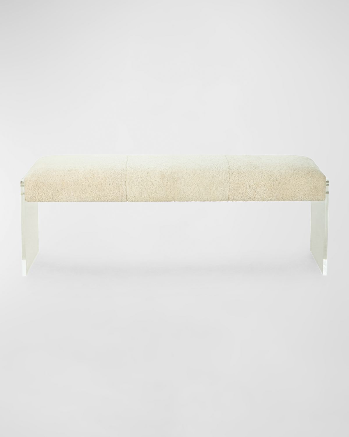 Interlude Home Wallis Shearling Bench