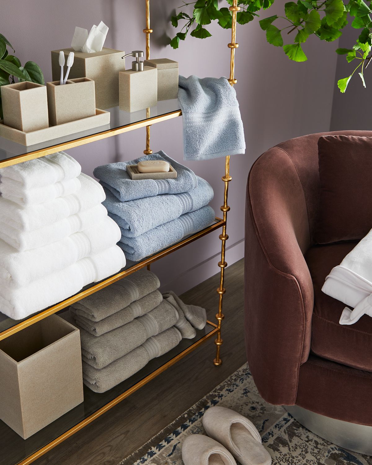 Kassatex Slate Cotton Jar