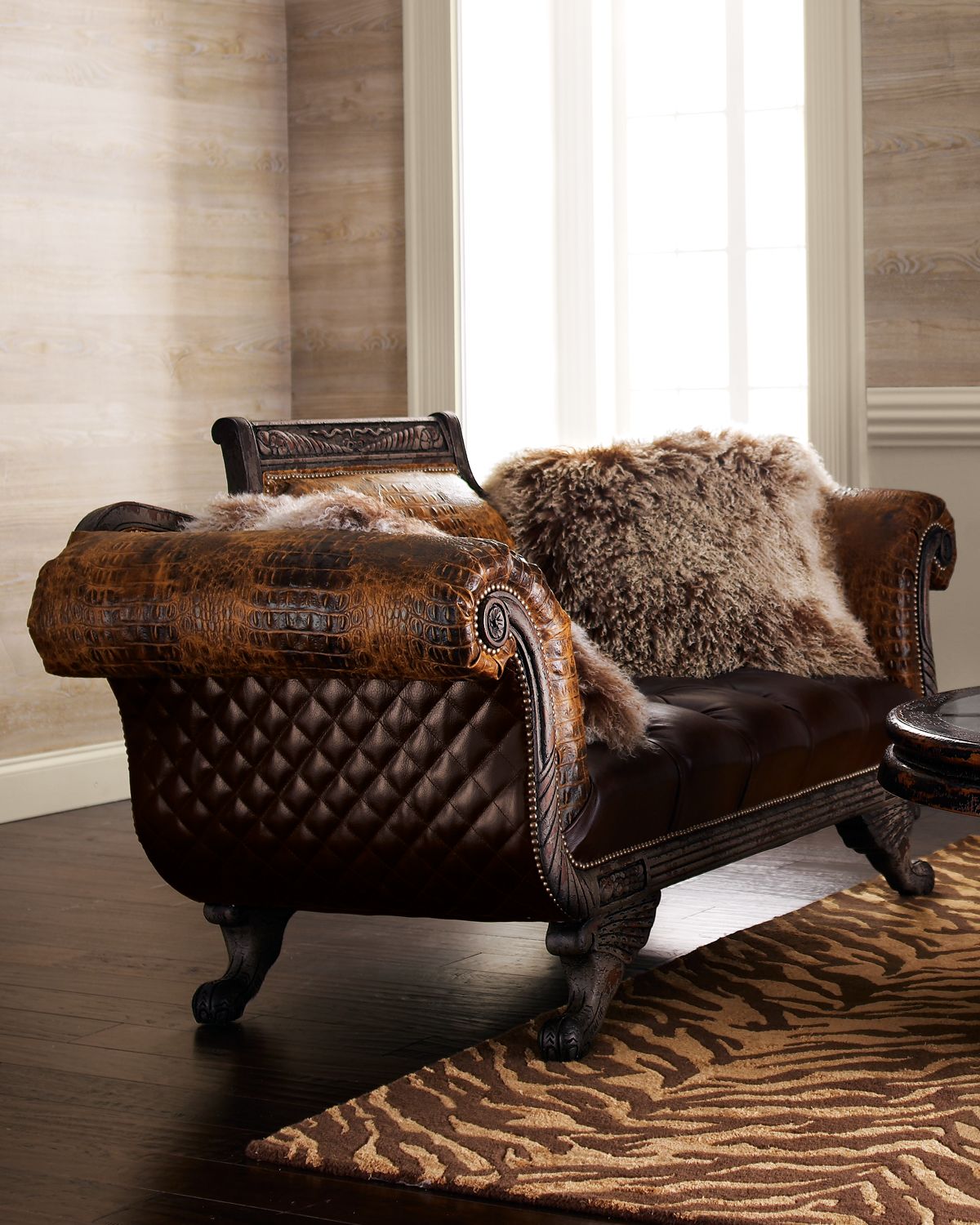 Old Hickory Tannery Duncan Leather Settee | Thumbnail 4 Old Hickory Tannery Duncan Leather Settee | Thumbnail 4