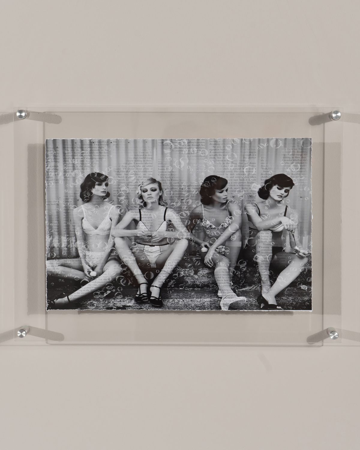 RFA Fine Art "Bubbles Models" Print Photography Art in Plexi Frame | Thumbnail 3