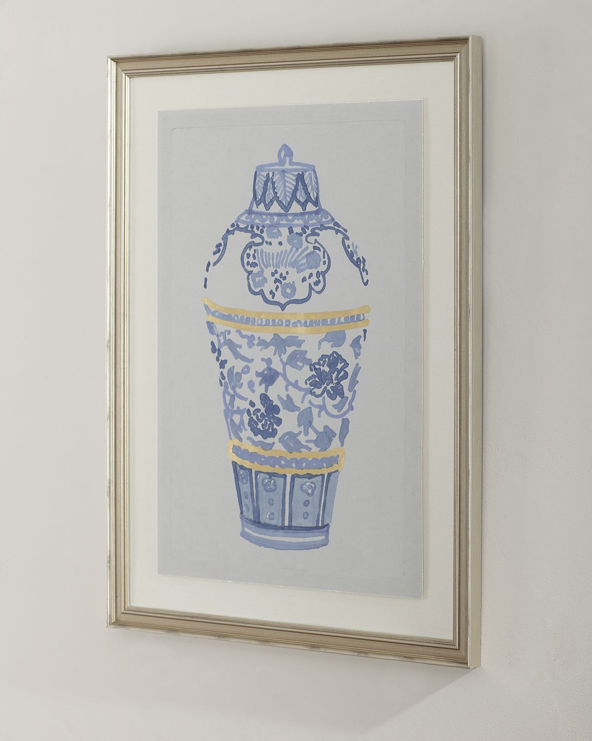 Wendover Art Group "Blue and Gold Urn IV" Giclee Wall Art | Thumbnail 5 Wendover Art Group "Blue and Gold Urn IV" Giclee Wall Art | Thumbnail 5