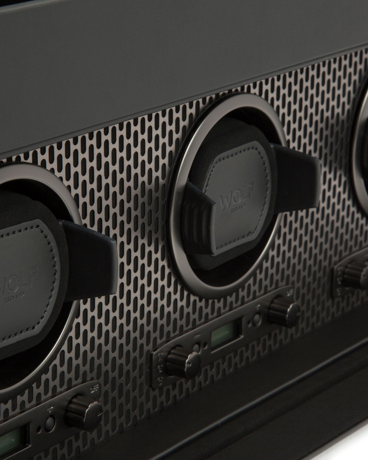 WOLF Axis Triple Watch Winder with Storage