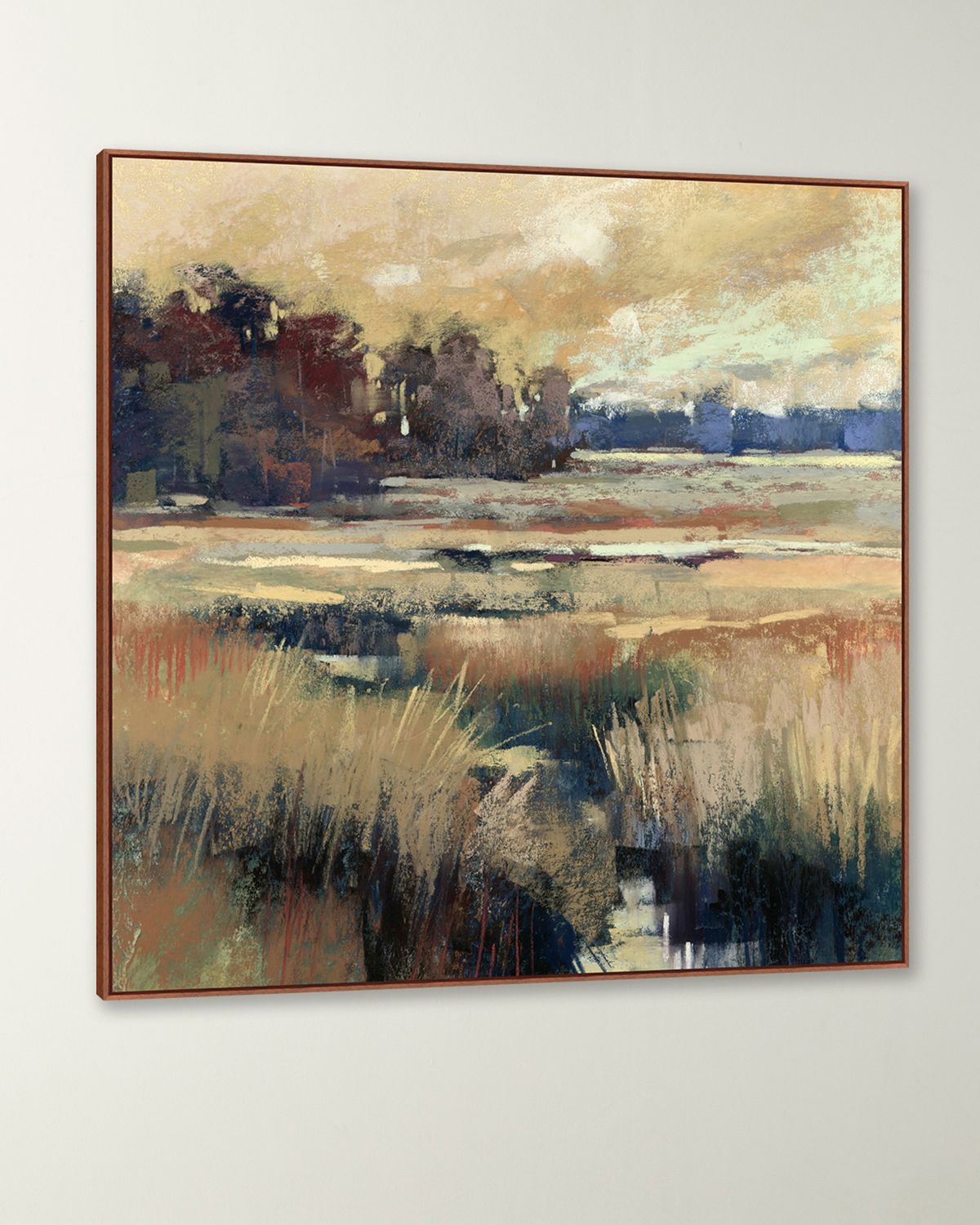 Wendover Art Group "Golden Ribbons" Wall Art on Canvas