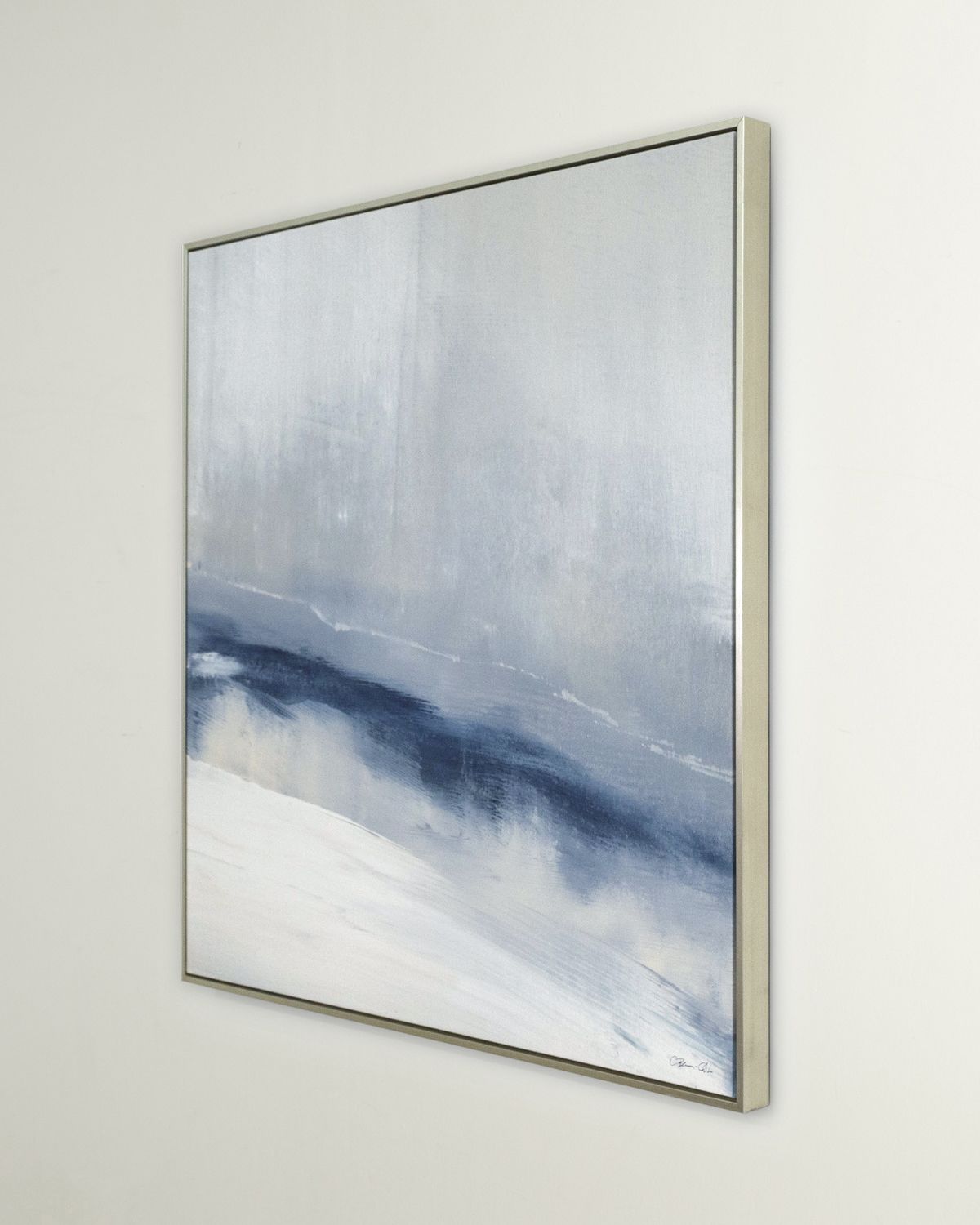 Benson-Cobb Studios "Enigma" Hand-Embellished Giclee, 49" Sq.