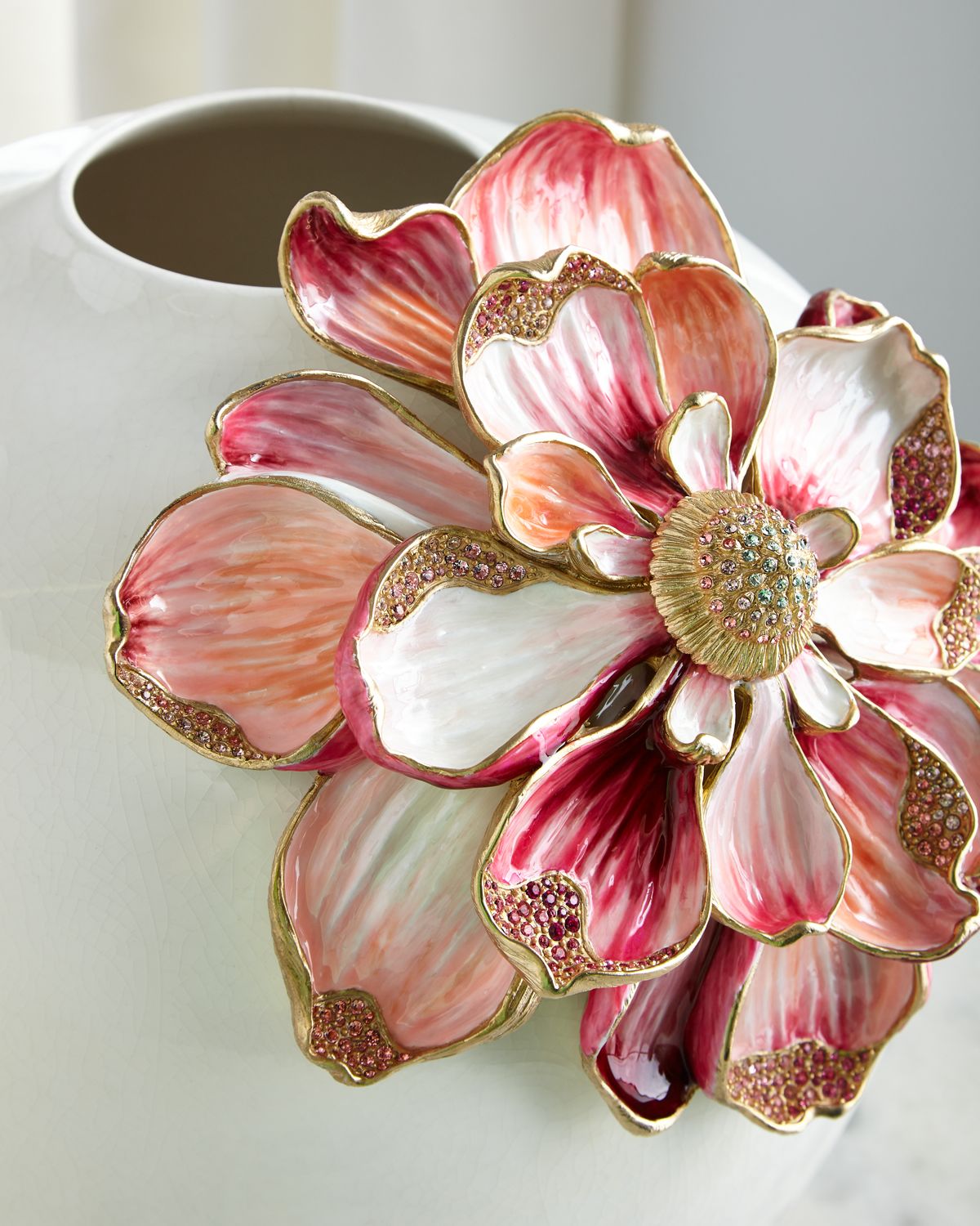 Jay Strongwater Magnolia Vase
