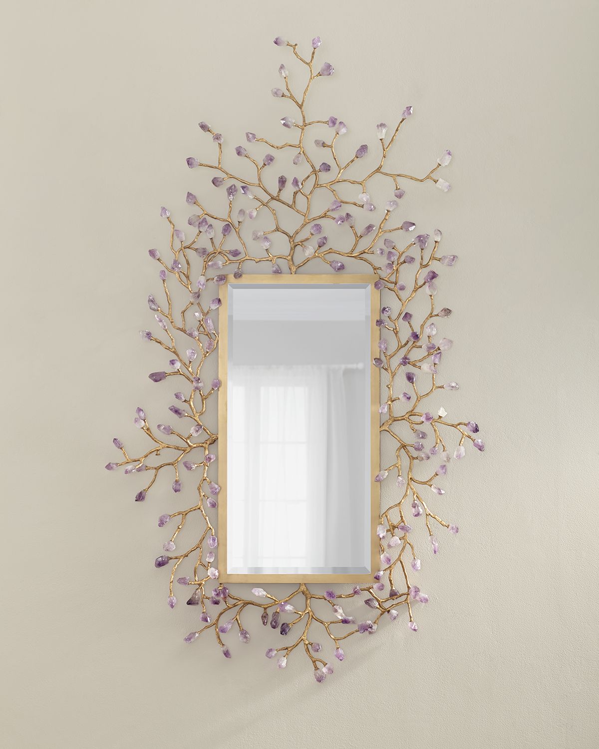 John-Richard Collection Budding Amethyst Mirror | Thumbnail 6 John-Richard Collection Budding Amethyst Mirror | Thumbnail 6