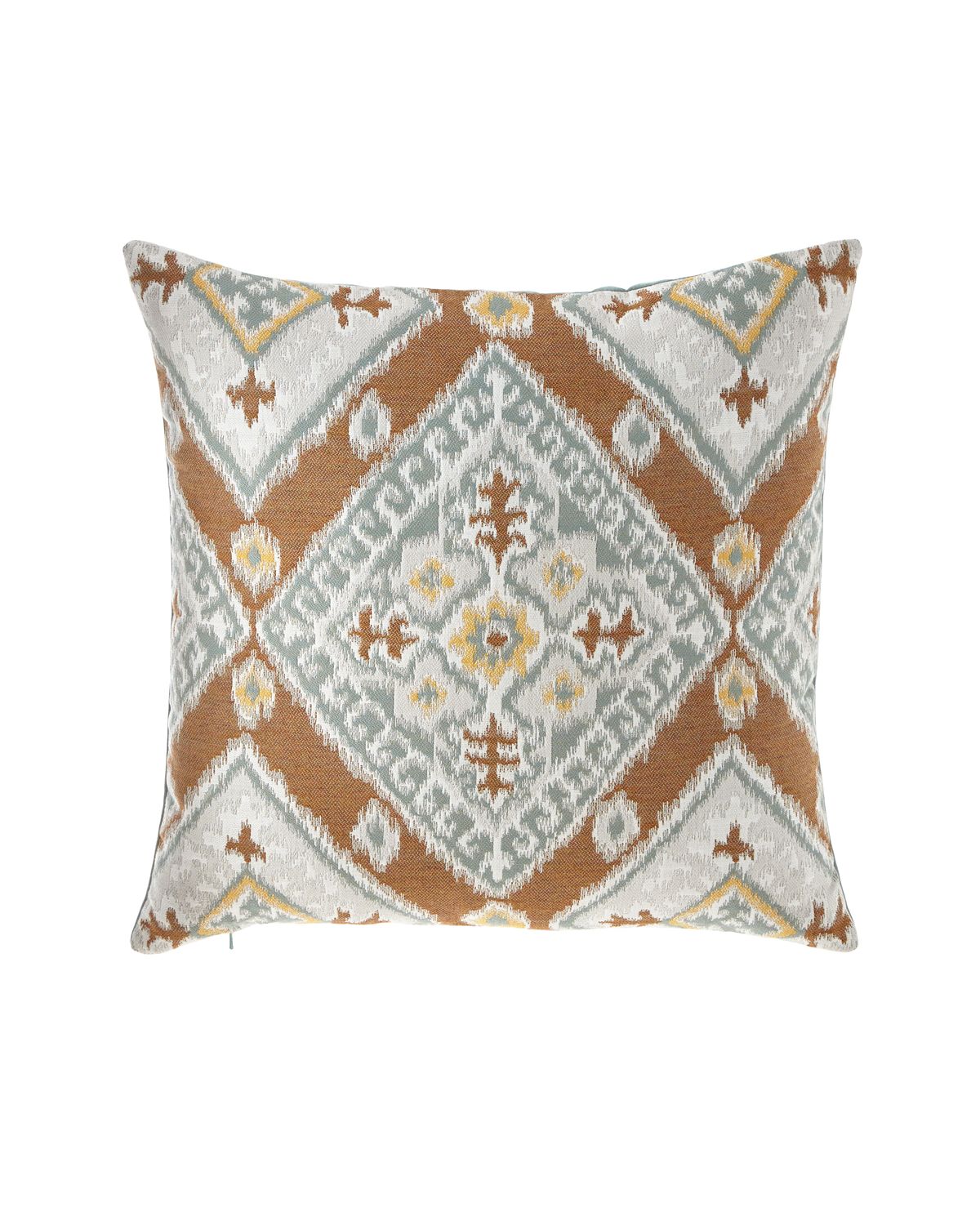 Elaine Smith Ikat Diamond Caramel Indoor/Outdoor Pillow