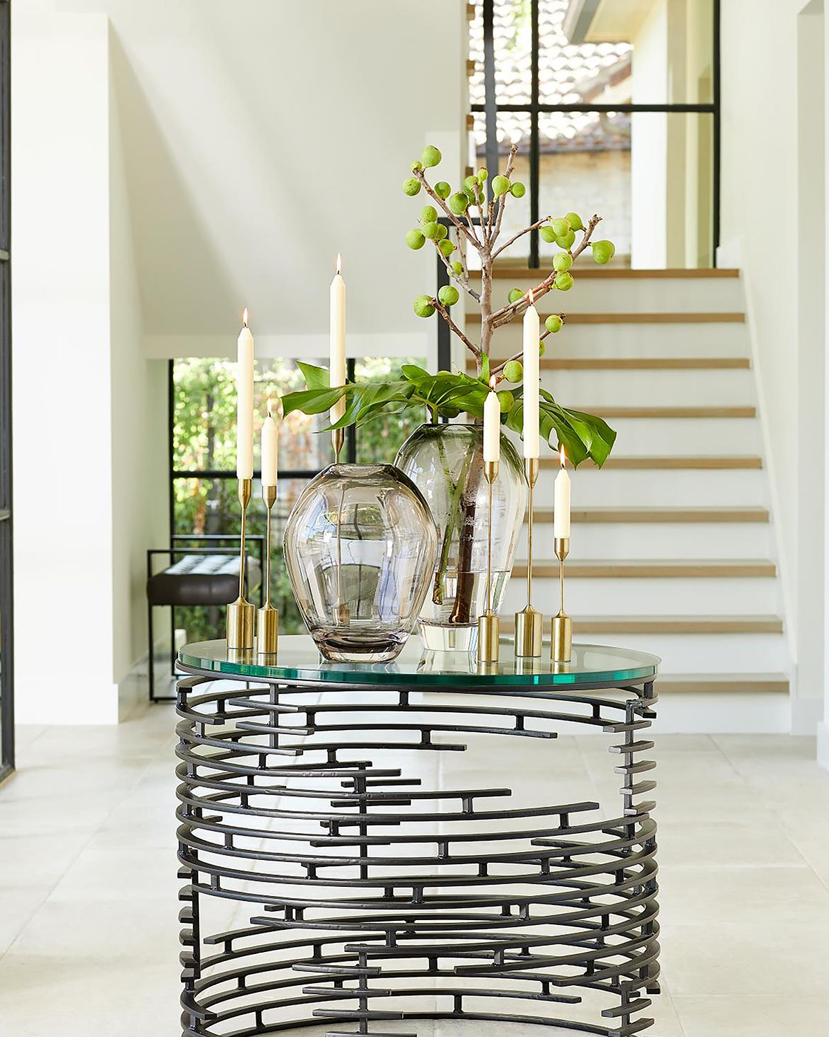 William D Scott for Global Views Taper Candleholders, Set of 6