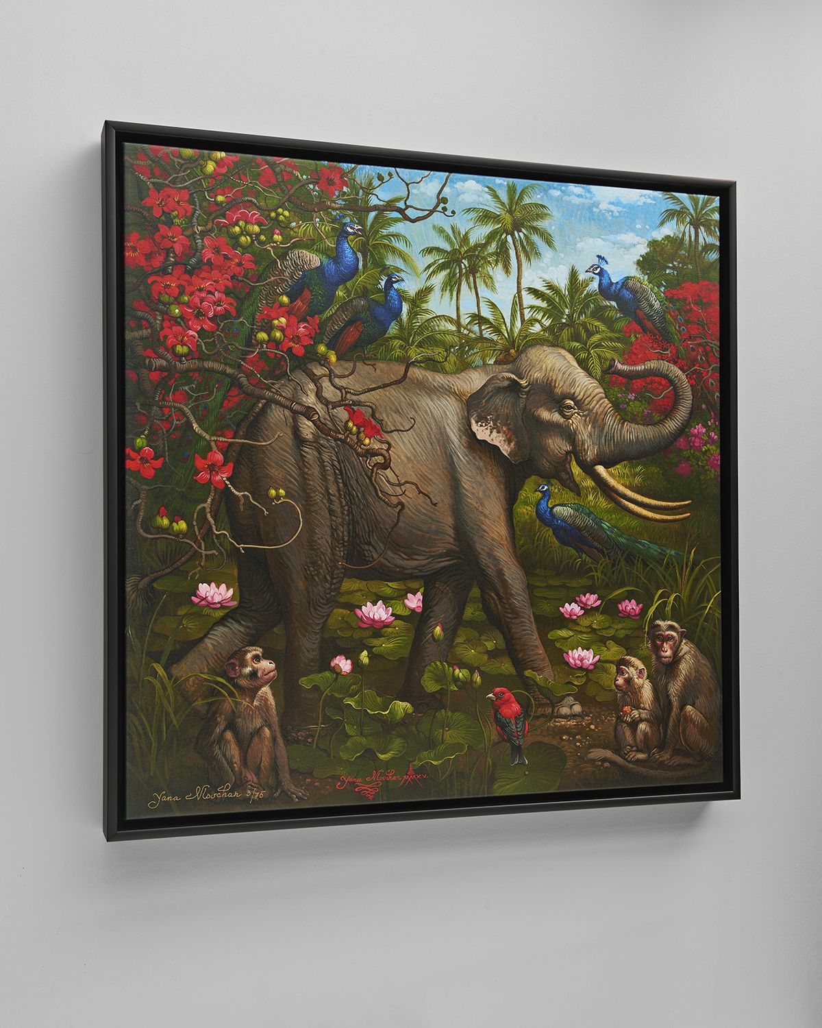 Yana Movchan "Jungle of Happiness" Giclee Art