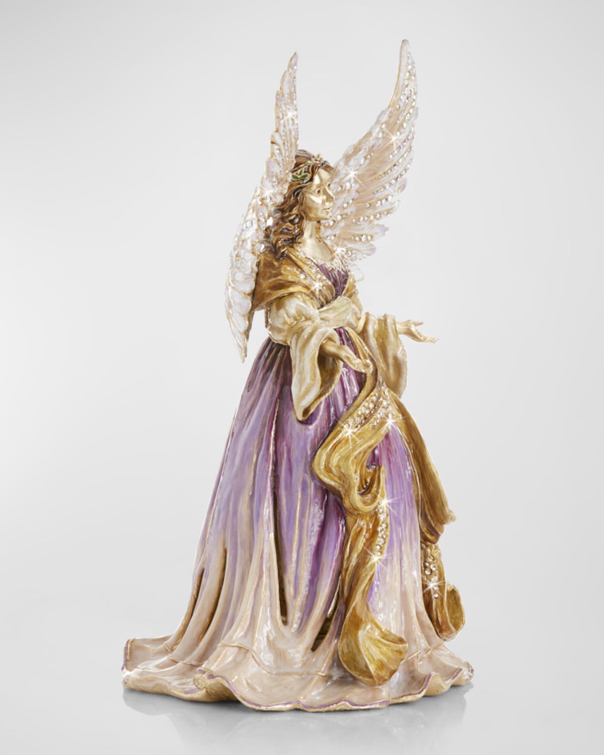 Jay Strongwater Renaissance Angel Musical Figurine