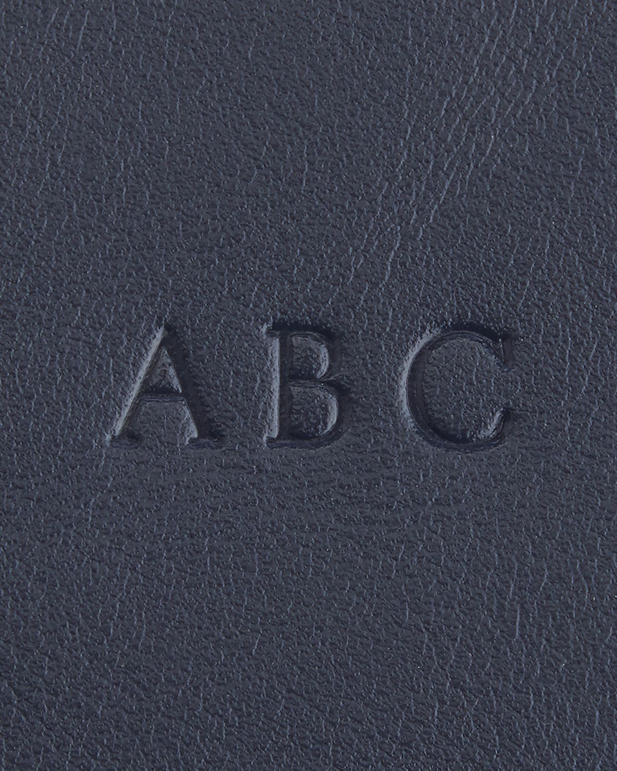 ROYCE New York Monogrammed Large Leather Cosmetic Bag