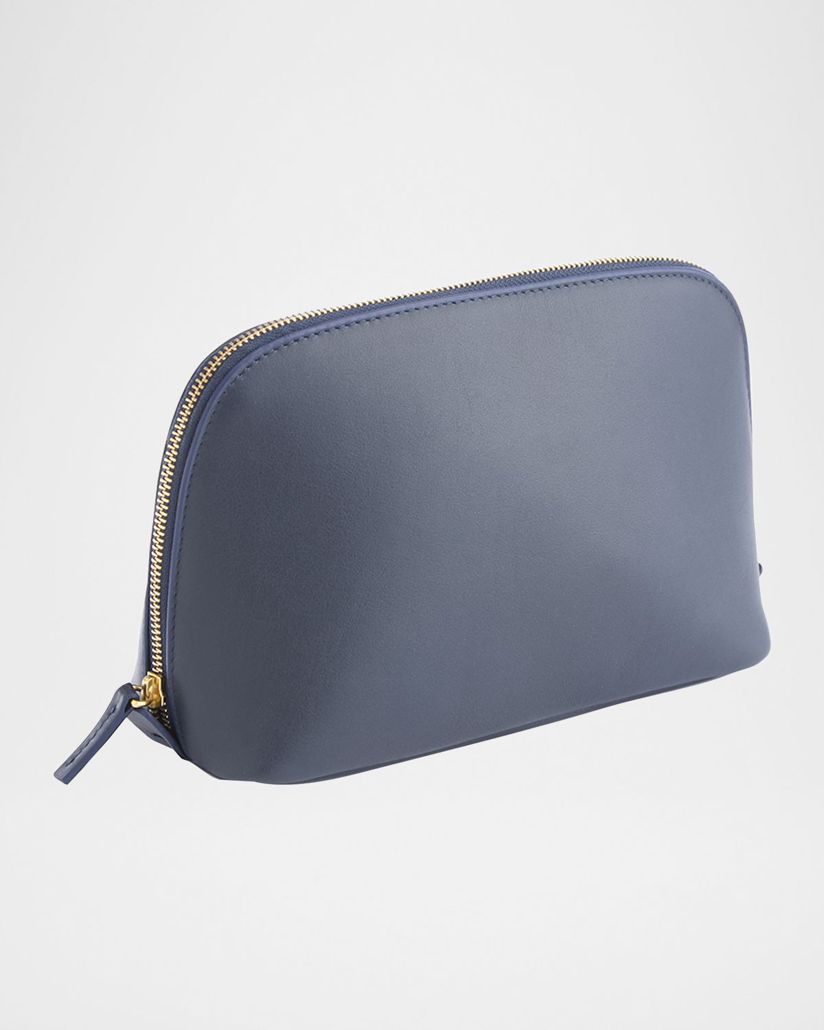 ROYCE New York Monogrammed Large Leather Cosmetic Bag