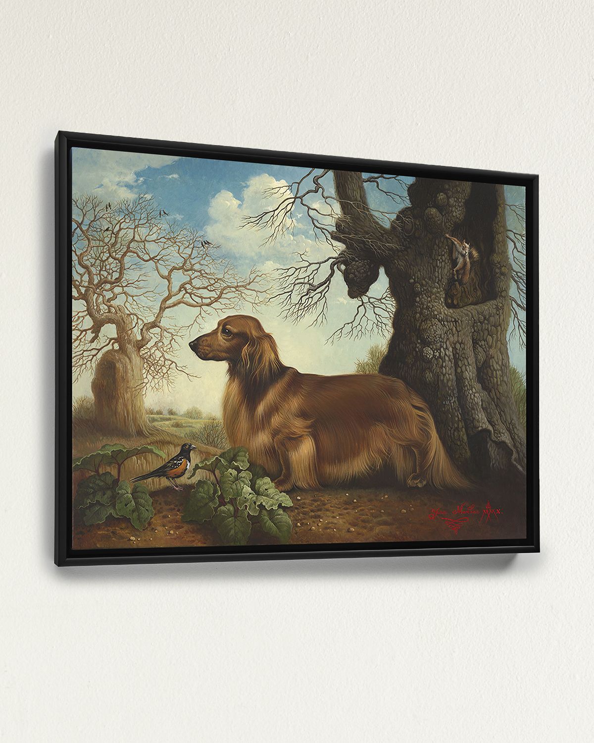 Yana Movchan "Life Around Old Trees" Limited Edition Giclee Canvas Wall Art