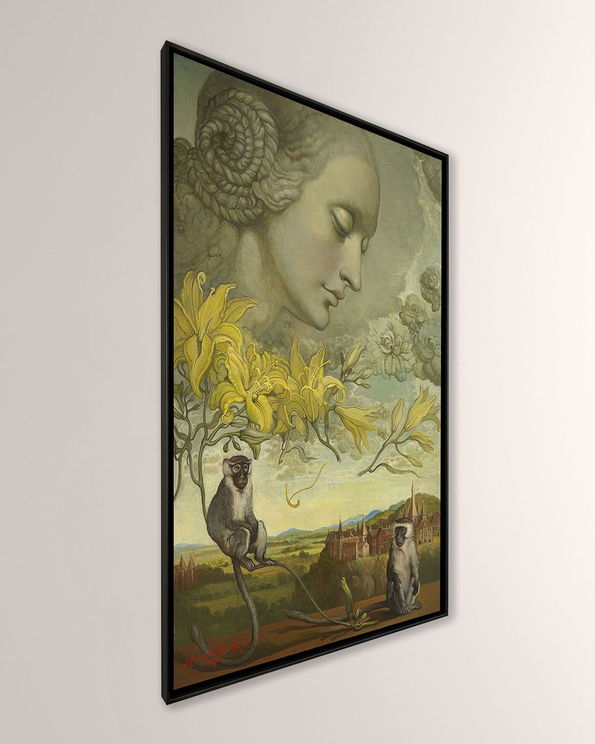 Yana Movchan "Cloudy" Limited Edition Giclee Canvas Wall Art