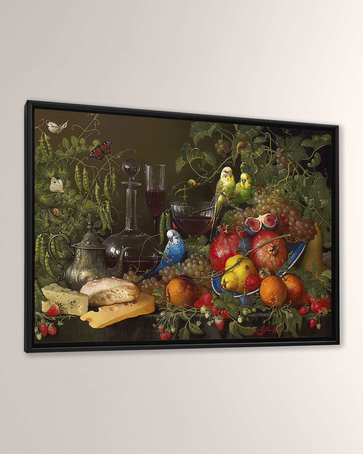 Yana Movchan "Strawberry Season" Limited Edition Giclee Canvas Wall Art