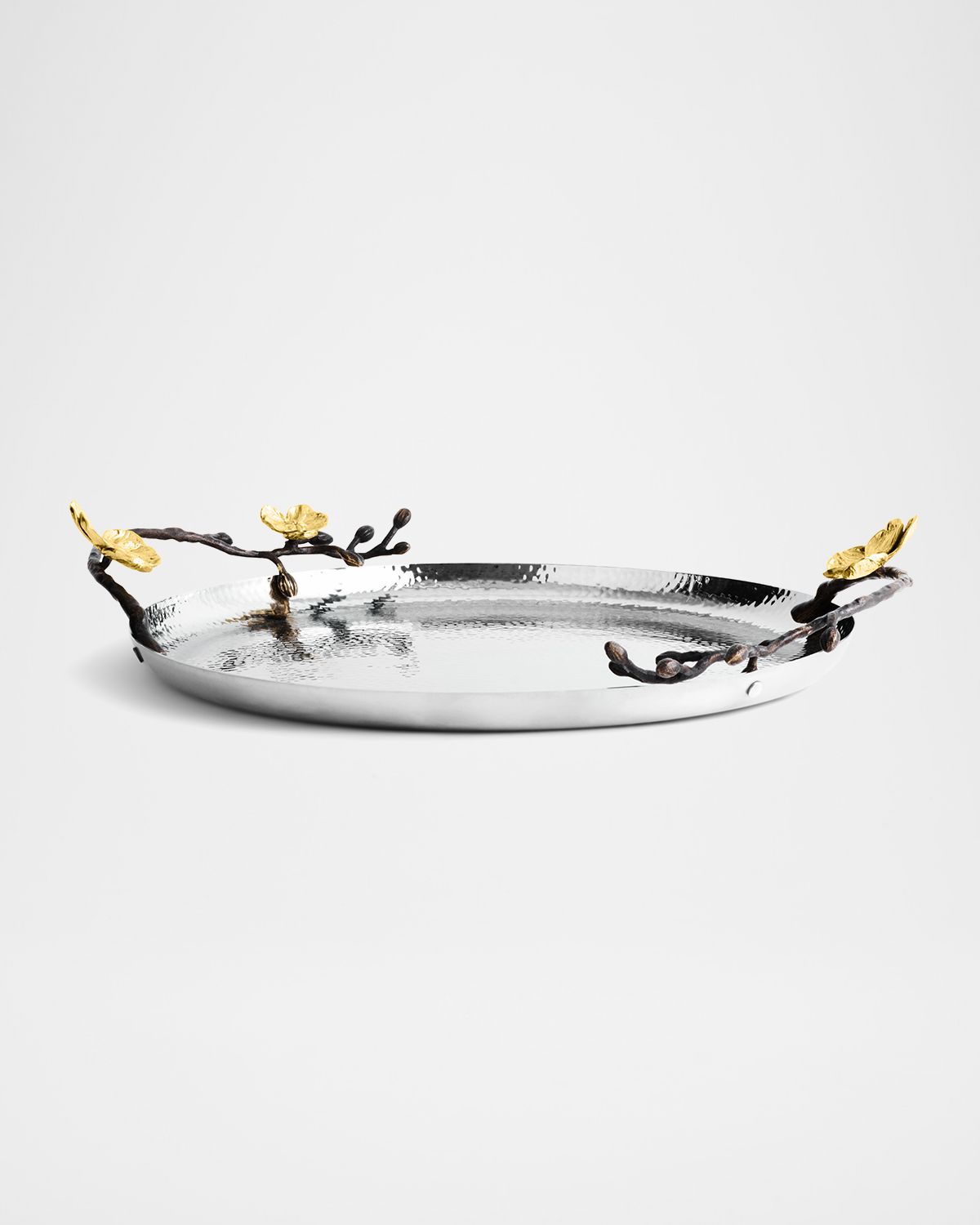 Michael Aram Gold Orchid Round Tray