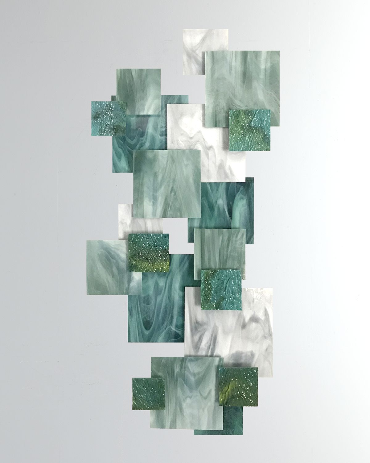 Karo Studios Coral Vertical Glass Wall Sculpture | Thumbnail 4 Karo Studios Coral Vertical Glass Wall Sculpture | Thumbnail 4