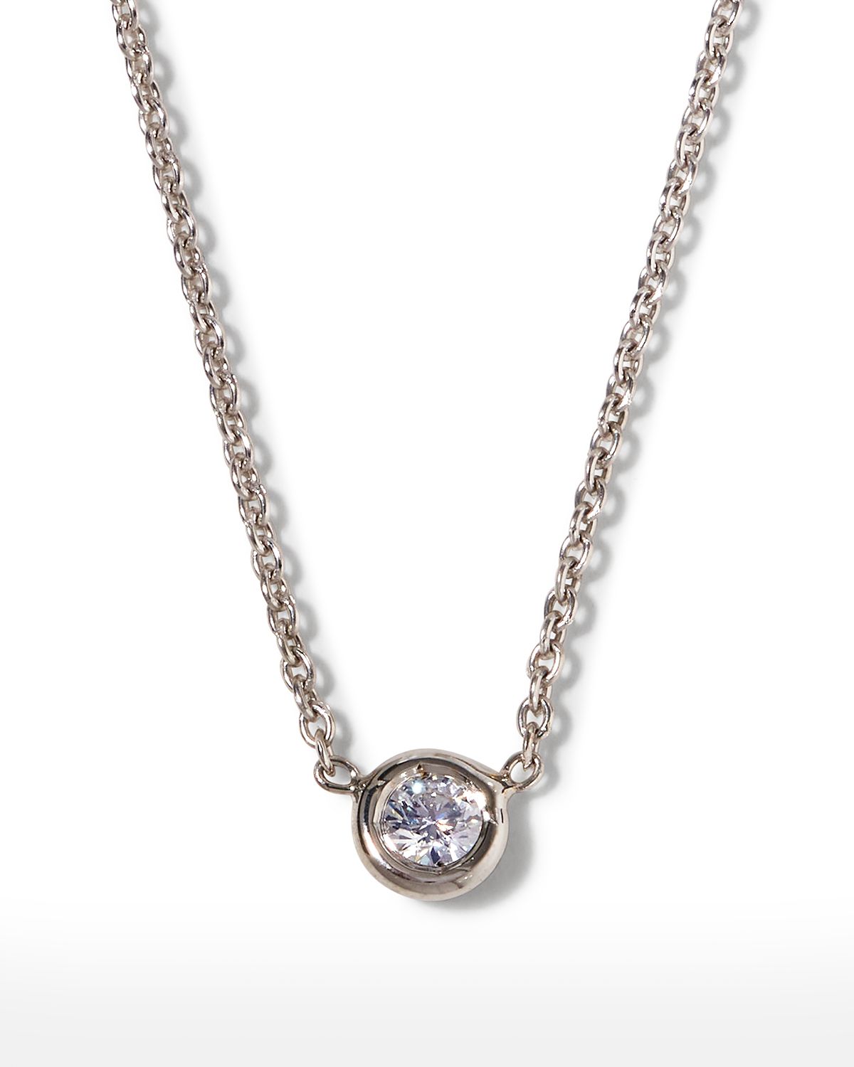 Roberto Coin 18k Gold Single Diamond Necklace