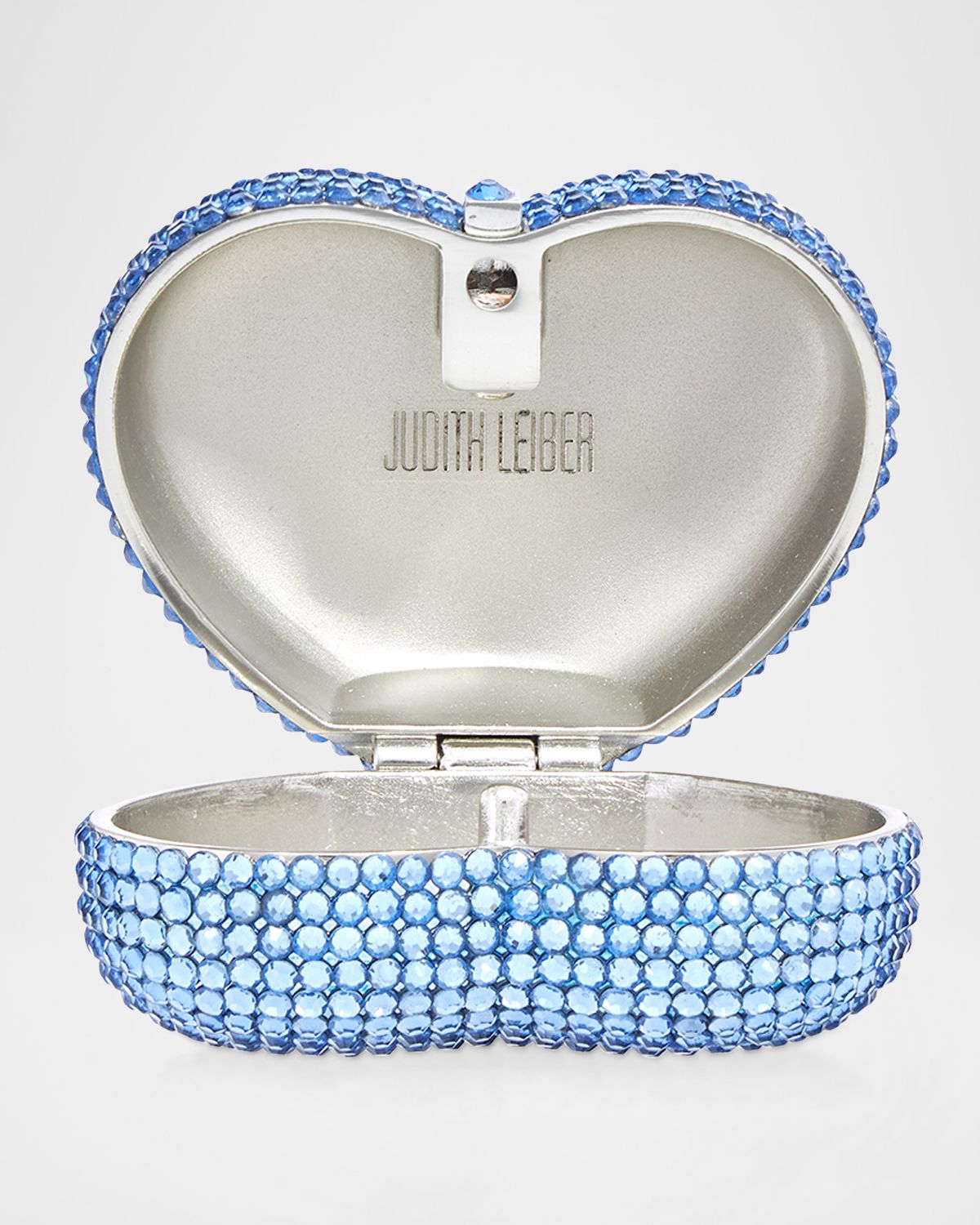 Judith Leiber Couture Heart Crystal Pillbox