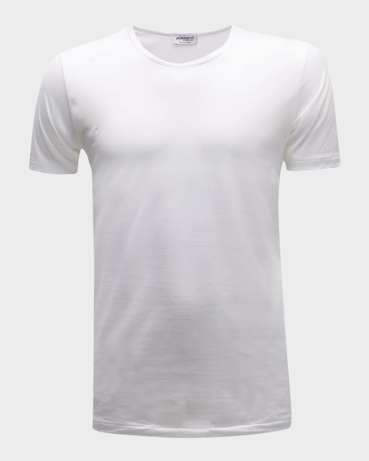 Zimmerli Men 's Royal Classic Crew-Neck Cotton T-Shirt