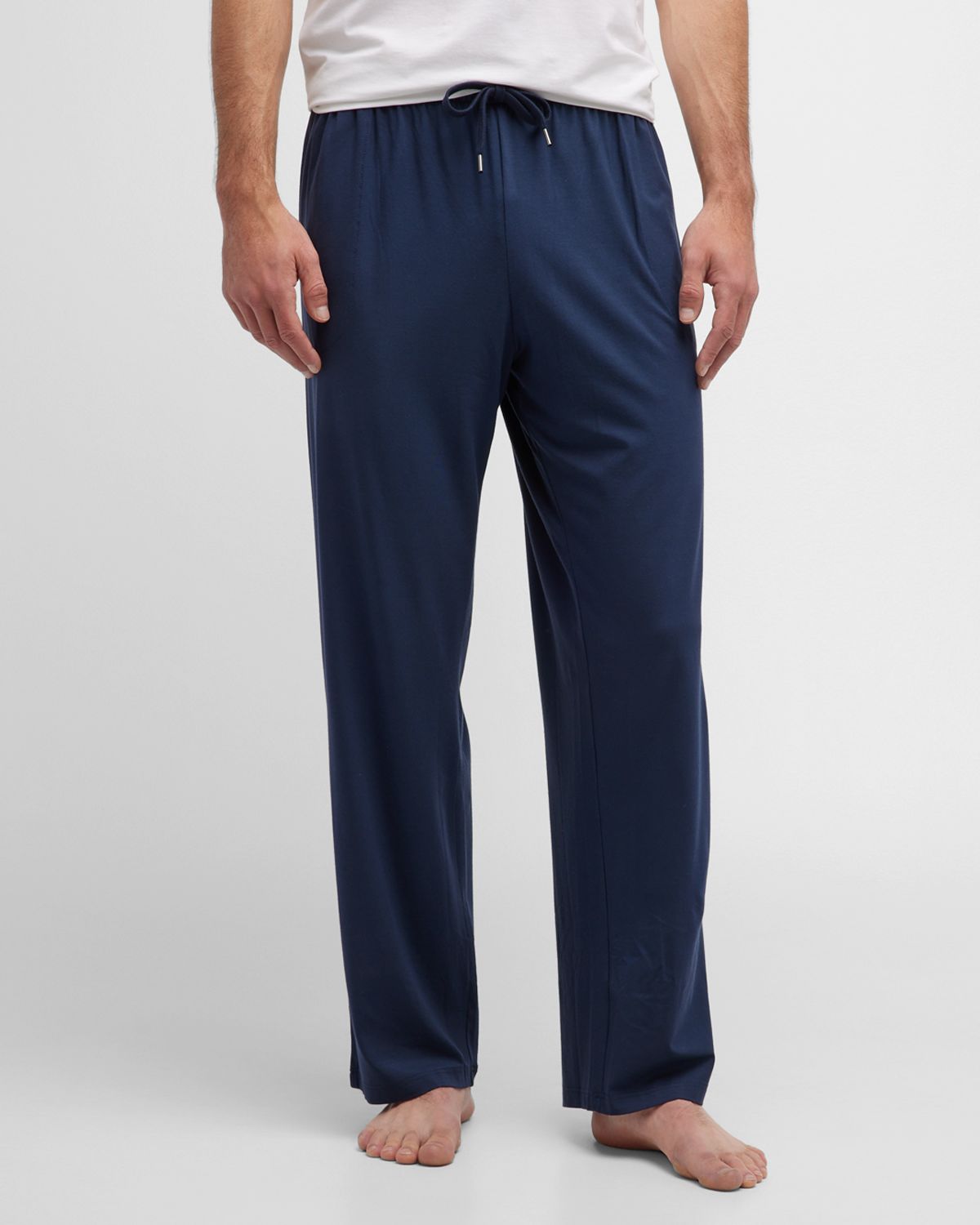 Derek Rose Jersey-Knit Lounge Pants, Navy