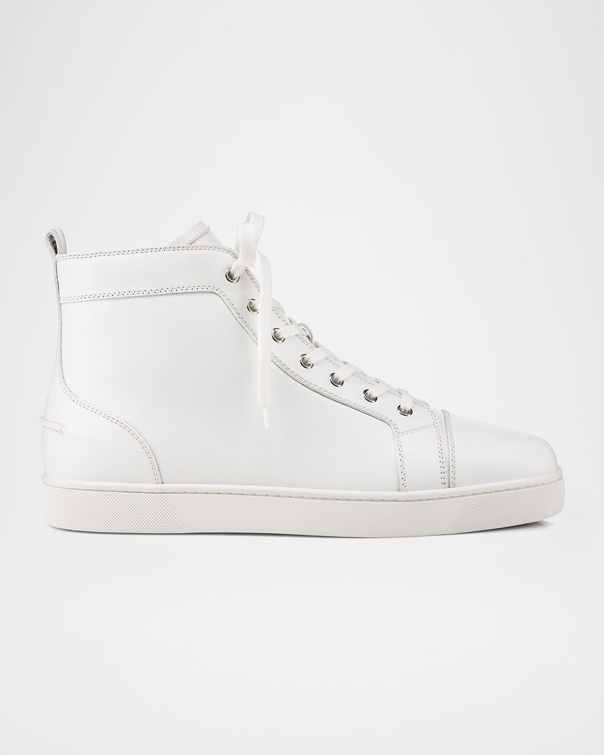 Christian Louboutin Men 's Louis Leather High-Top Sneakers | Thumbnail 6 Christian Louboutin Men 's Louis Leather High-Top Sneakers | Thumbnail 6