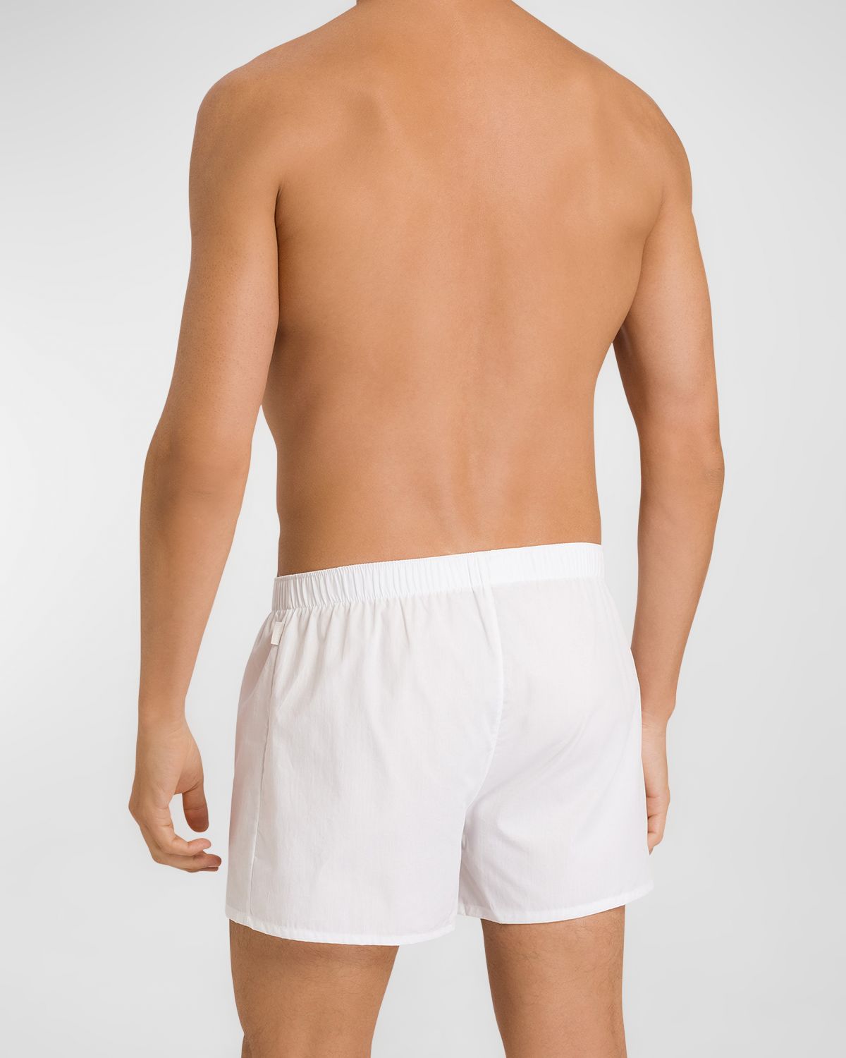 Hanro Men 's Fancy Woven Cotton Boxers