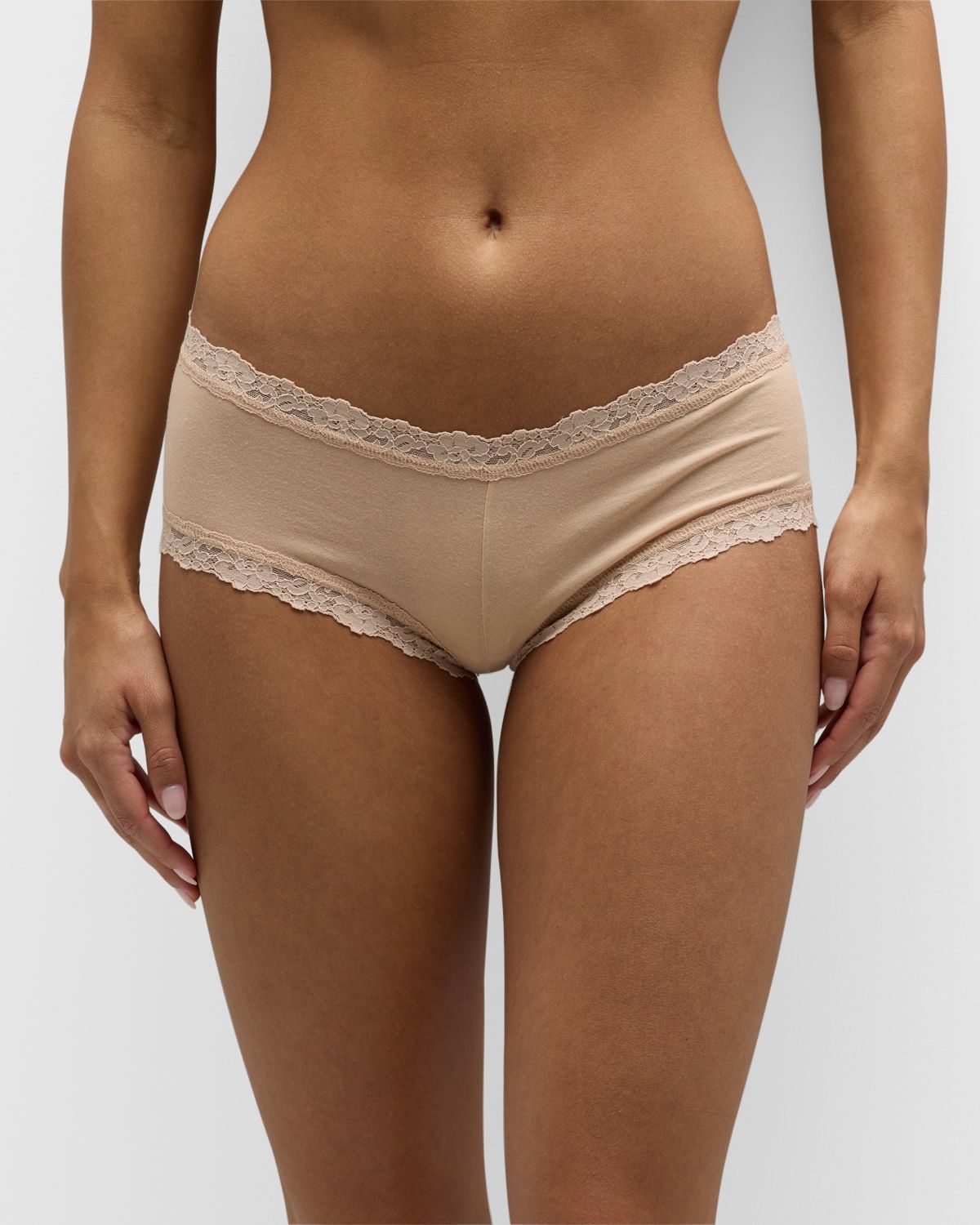 Hanky Panky Low-Rise Organic Cotton Boyshorts