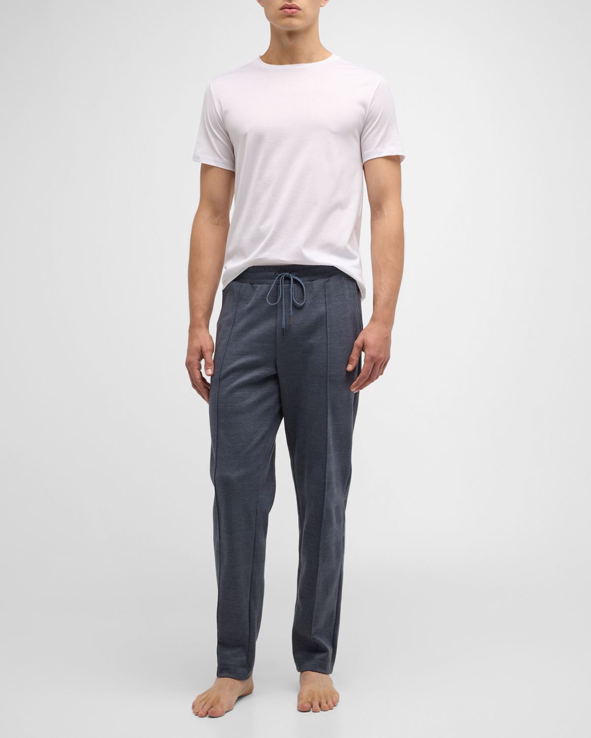 Hanro Men 's Cotton Sporty Crewneck T-Shirt