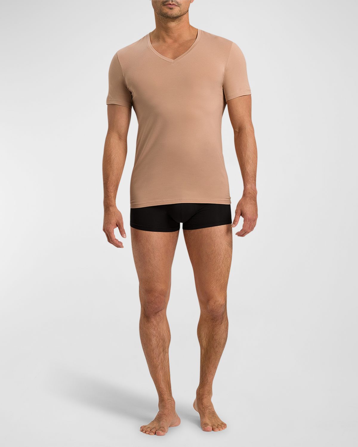 Hanro Cotton Superior V-Neck T-Shirt