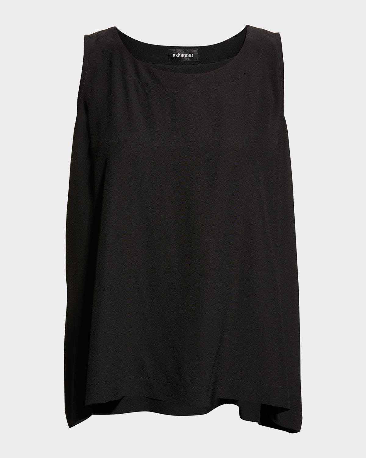 Eskandar Lightweight Silk A-Line Shell | Thumbnail 6