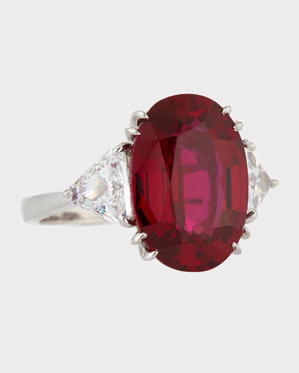Fantasia by DeSerio Oval Cubic Zirconia Ring, 10 TCW